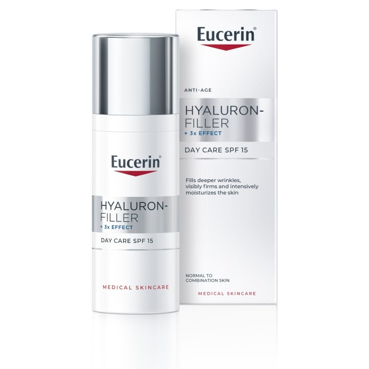 Hyaluron-Filler x3 Effect Creme de Dia - Pele Normal a Mista FPS 15 50ml