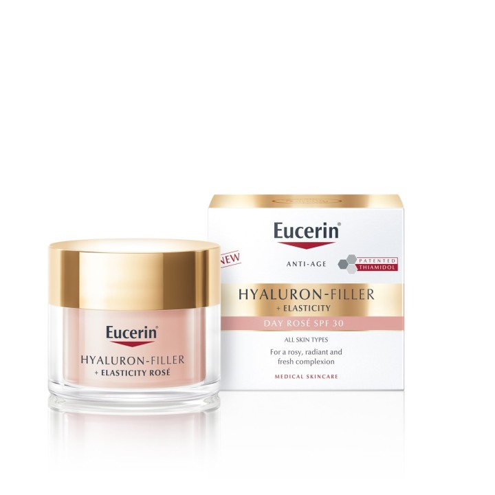 Hyaluron-Filler + Elasticity Creme de Dia Rose FPS 30 50ml