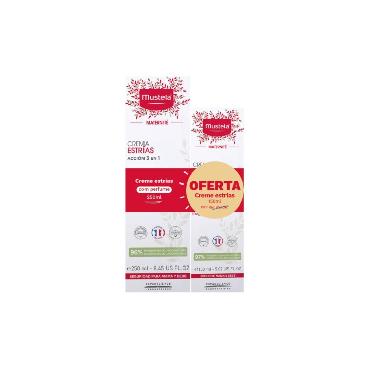 Mustela Creme Estrias 250 Oferta 150 com Perfume