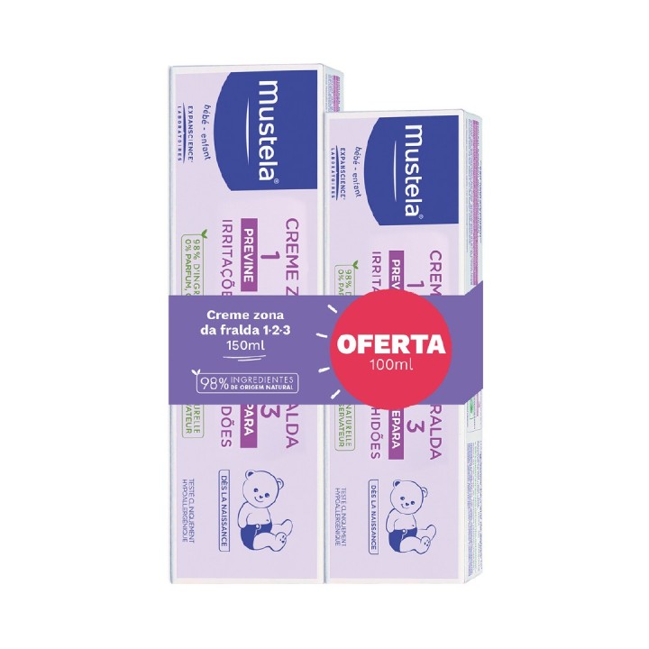 Mustela Creme Fralda 150ml + 100ml
