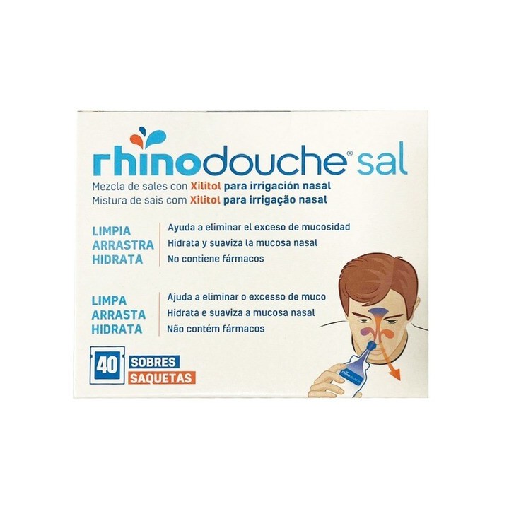 Rhinodouche - Solução De Lavagem E Irrigação Xl - 40 Saquetas 5 G