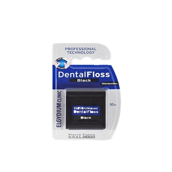 Elgydium - Fio Dentário Black - 50 M