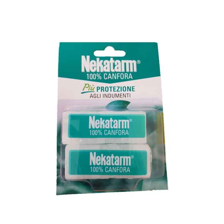 Nekatarm Cubos Cânfora Protecção Roupas 2x25g