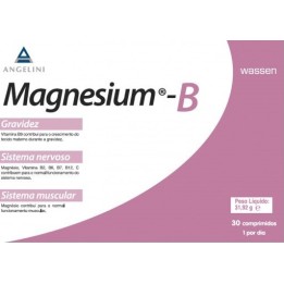 Suplemento Alimentar Magnesium B - 30 Comprimidos
