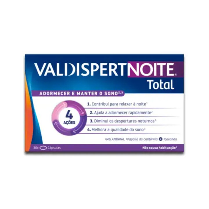 Suplemento Alimentar Valdispertnoite Total - 30 Cápsulas