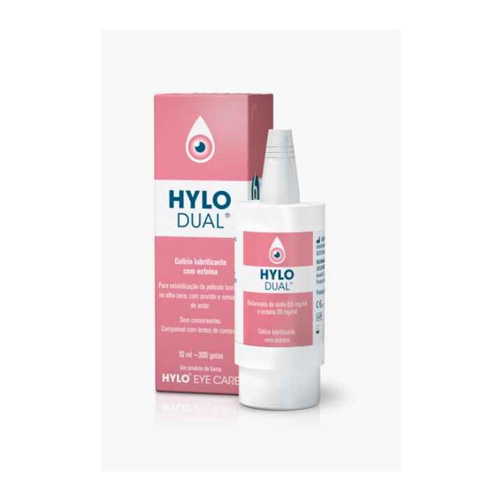 Hylo Dual Colírio Lubrificante C/ Ectoína 10ml