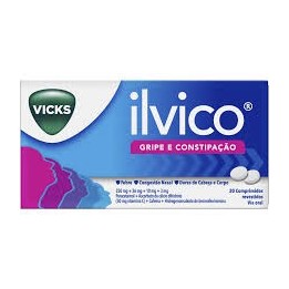 Ilvico , 250 mg + 3 mg + 10 mg + 36 mg Blister 20 Unidade(s) Comp revest