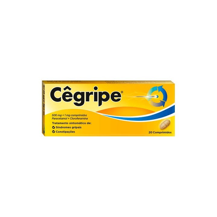 Cêgripe , 1 mg + 500 mg Blister 20 Unidade(s) Comp