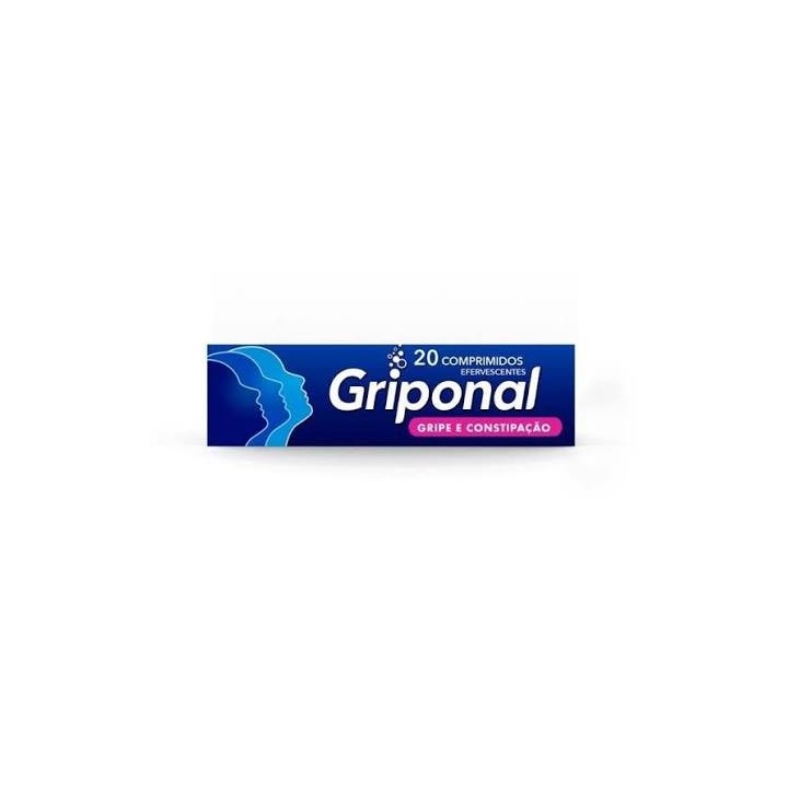 Griponal , 4 mg + 500 mg Recipiente para comprimidos 20 Unidade(s) Comp eferv