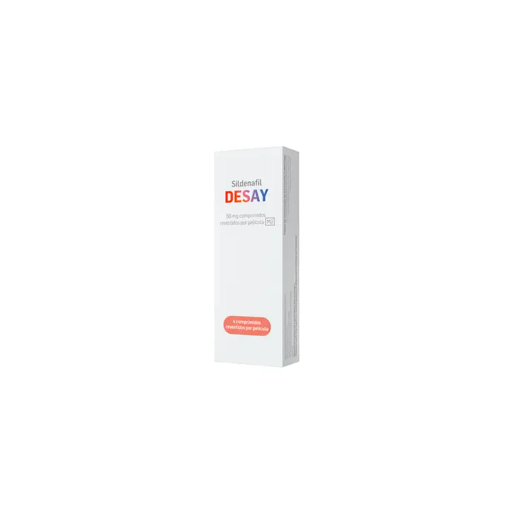 Sildenafil Desay MG, 50 mg Blister 4 Unidade(s) Comp revest pelic