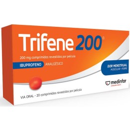 Trifene 200 , 200 mg Blister 20 Unidade(s) Comp revest pelic