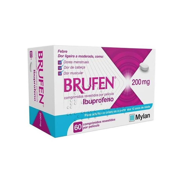 Brufen , 200 mg Blister 60 Unidade(s) Comp revest pelic