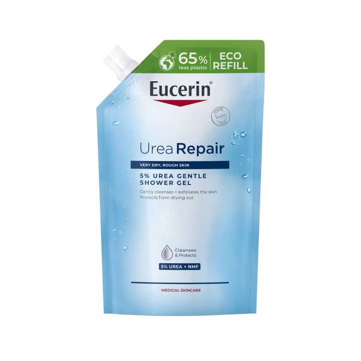 UreaRepair Gel de Banho Suave 5% Ureia RECARGA 400 ml