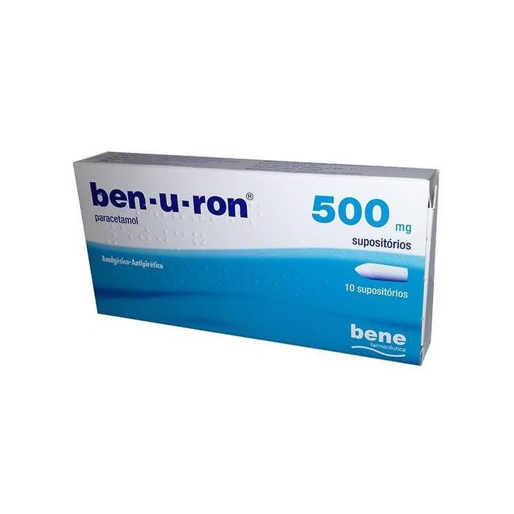 ben-u-ron , 500 mg Blister 10 Unidade(s) Sup