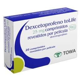 Dexcetoprofeno toLife MG, 25 mg Blister 20 Unidade(s) Comp revest pelic