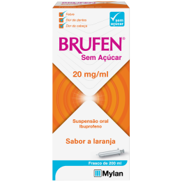 Brufen Sem Açúcar , 20 mg/ml Frasco 200 ml Susp oral