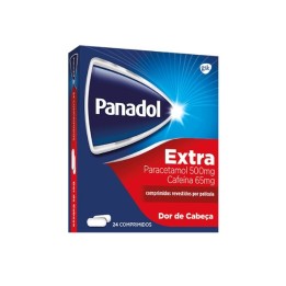Panadol Extra , 500 mg + 65 mg Blister 24 Unidade(s) Comp revest pelic