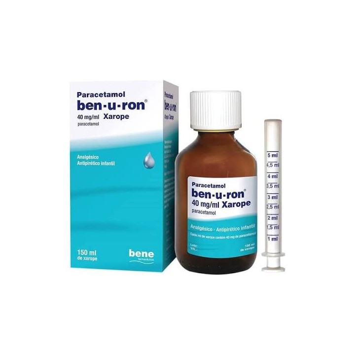 Paracetamol ben-u-ron, 40 mg/mL-150 mL x 1 xar mL