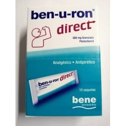 Ben-u-ron direct , 500 mg 10 Saqueta Granul