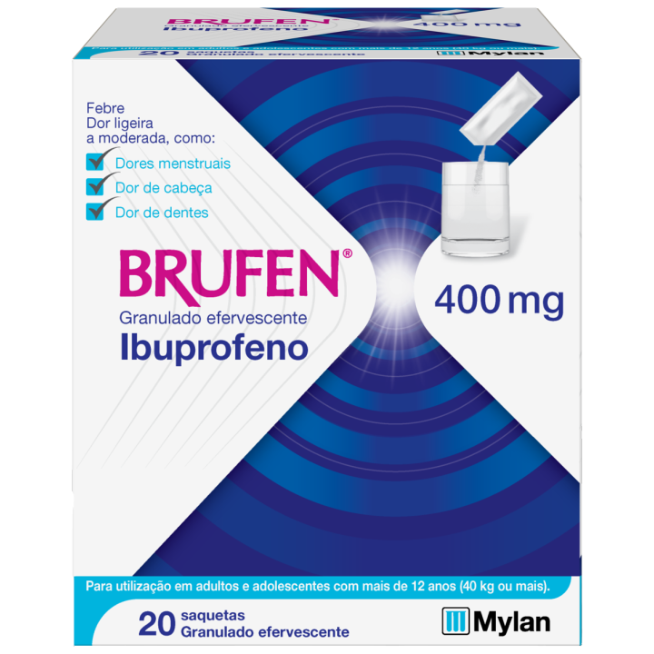Brufen , 400 mg 20 Saqueta Granul eferv