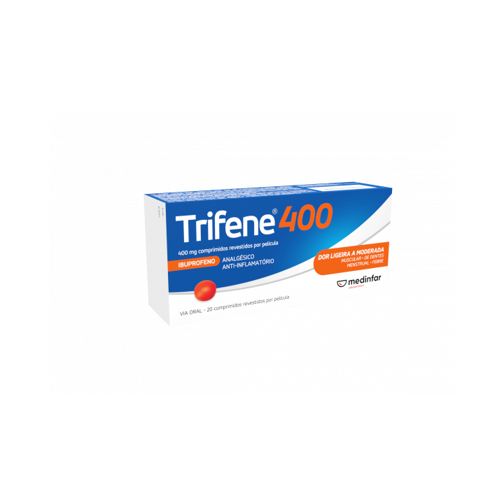 Trifene 400 , 400 mg Blister 20 Unidade(s) Comp revest pelic