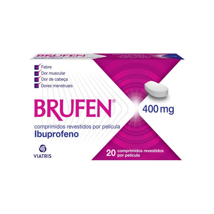 Brufen , 400 mg Blister 20 Unidade(s) Comp revest pelic