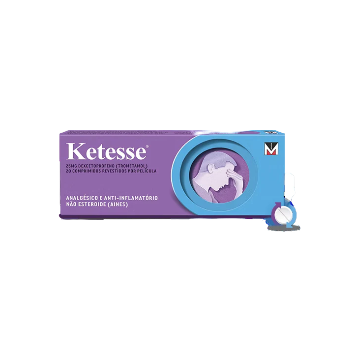 Ketesse, 25 mg x 20 comp rev