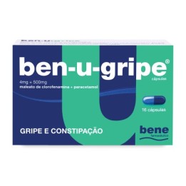 Ben-u-gripe , 4 mg + 500 mg Blister 16 Unidade(s) Caps