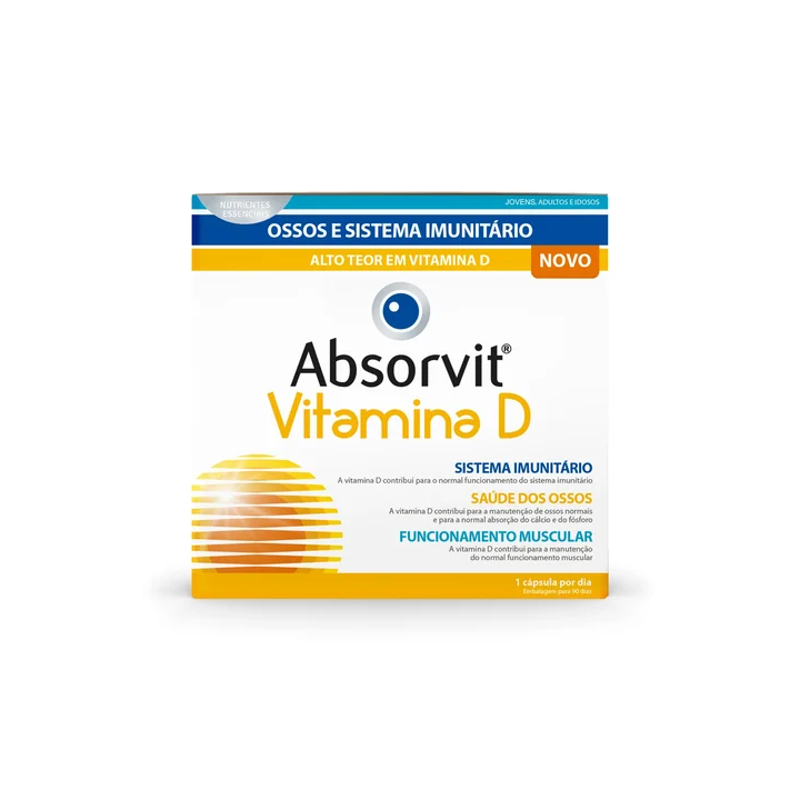 Absorvit Vitamina D Caps X90