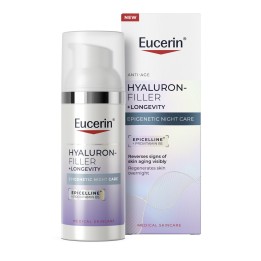 Hyaluron-Filler + Longevity Creme Noite Epigenetic 50ml NOVO